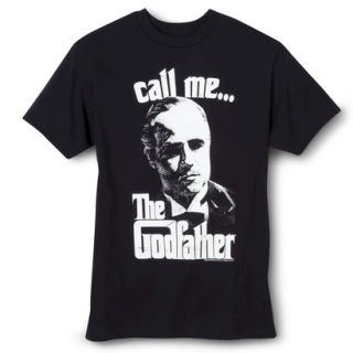 Mens Call Me Godfather Fathers Day Graphic Tee   Black M