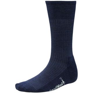 SmartWool Nailhead Grid Casual Socks   Merino Wool (For Men)   DEEP NAVY HEATHER (XL )