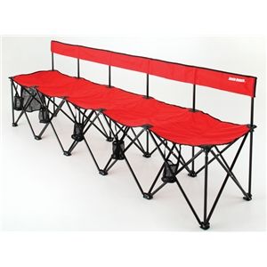 365 Inc Insta Bench LX 5 Seater (Red)