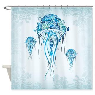  Three Jellyfish Shower Curtain  Use code FREECART at Checkout