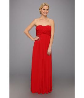 Jessica Simpson Twist Bust Maxi Gown Womens Dress (Red)