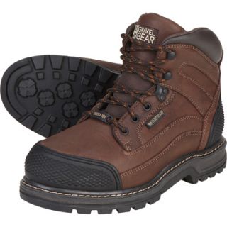 Gravel Gear Waterproof 6in. Steel Toe Work Boot   Brown, Size 8 1/2