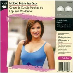 Dritz B/c Cup Molded Foam Bra Cups (WhiteMaterials FoamPackage includes one (1) pair of foam bra cupsCan be sewn into a variety of clothing to provide support and coverageDimensions 6 inches high x 7 inches wide x 2 inches deepImported )