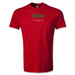Euro 2012   Iran FIFA Beach World Cup 2013 T Shirt (Red)