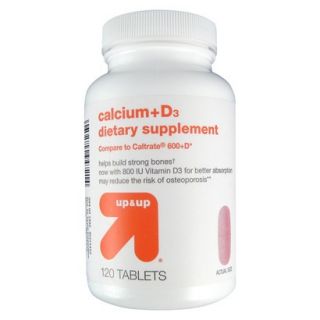 up&up Calcium 600mg+D Tablets 120ct