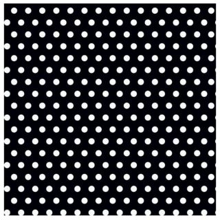 Black with Polka Dots Jumbo Gift Wrap