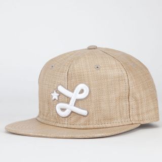 Pp Straw Mens Snapback Hat Khaki One Size For Men 212312415