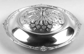 International Silver Marquise (Slvp, Hollowware) Round Silverplate Centerpiece  