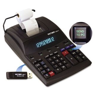 Victor 1280 7 Two Color Printing Calculator w/USB