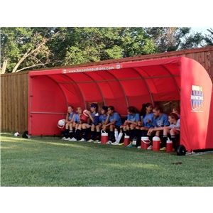 hidden The Soccer Wall Team Shelter (Red)