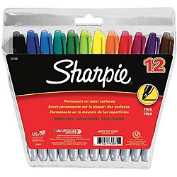 Sharpie Fine Point Permanent Markers (pack Of 12)