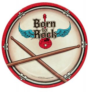 Born to Rock Dessert Plates