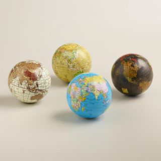 Sphere Globes,  Set of 4   World Market