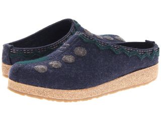 Haflinger Glamor Womens Clog Shoes (Blue)