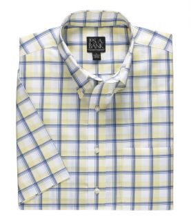 Traveler S/S Buttondown Patterned Poplin Sportshirt JoS. A. Bank