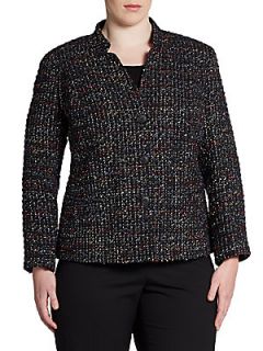 Boucle Jacket   Black