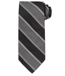 Signature Wide Textured Stripe Tie JoS. A. Bank