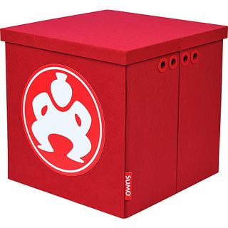 Sumo Folding Furniture Cube   18   Red