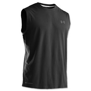 Under Armour Charged Cotton Sleeveless T Shirt (Black)