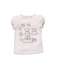 Gucci Infants Teddys Outfit Tee   Rose