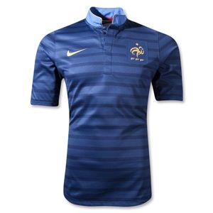 Nike France Authentic 12/14 Home Soccer Jersey
