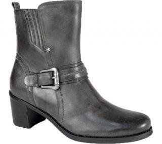 Womens Blondo Miora   Charcoal Leather Boots