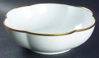 Ceralene Marie Antoinette (Gold) Medium Melon Bowl, Fine China Dinnerware   Wide