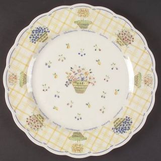 Nikko DenaS Garden 12 Chop Plate/Round Platter, Fine China Dinnerware   Potted