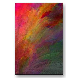 Paul Mcguire Fanfare Metal Wall Art (MediumSubject AbstractOuter dimensions 23.5 inches tall x 16 inches wide )