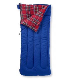 Camp Sleeping Bag, Flannel Lined 20