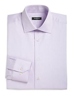  Collection Solid Cotton Dress Shirt