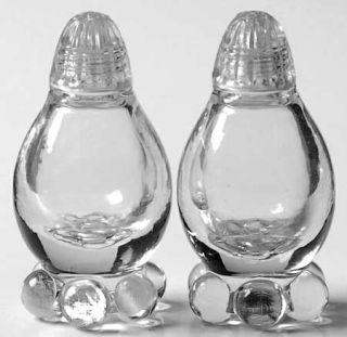 Imperial Glass Ohio Candlewick Clear (Stem #3400) #109 Shaker Set W/Plastic Lid