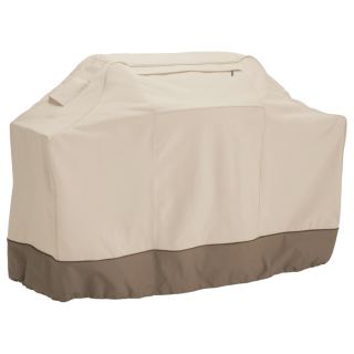 Classic Accessories Cart BBQ Cover   Medium, Pebble, Fits BBQs up to 58 Inch L