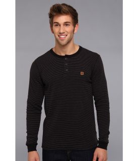 DC Stonecold Thermal Knit Mens Long Sleeve Pullover (Black)
