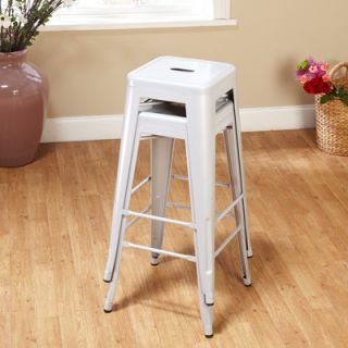TMS Stackable 30 Bar Stool 39030 Color Silver