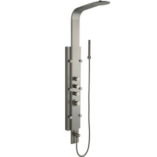 Vigo Industries VG08008 Shower Column, Shower Massage Panel System w/Rain Shower Head, Hand Shower, amp; Tub Spout
