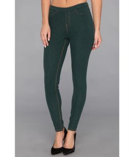 HUE Soft Skinny Jeans Legging Womens Casual Pants (Green)