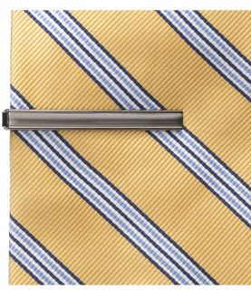Tie Bar  Polished Silver/Brushed Nickel JoS. A. Bank