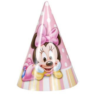 Disney Minnies 1st Birthday Cone Hats