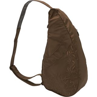 I Love My Life Healthy Back Bag Chocolate   AmeriBag Fabric Handbags