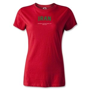 Iran FIFA Beach World Cup 2013 Womens T Shirt (Red)