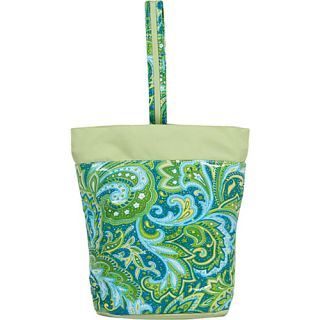 Razz Lunch Tote Green Paisley   Picnic Plus Outdoor Accessories