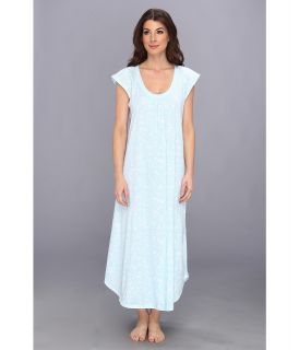 Carole Hochman Floral Impressions Long Nightgown Womens Pajama (Blue)