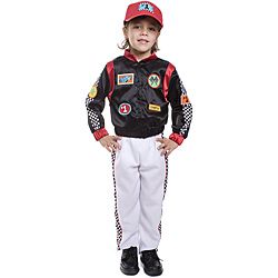 Dress Up America Boys 3 piece Race Car Driver Costume