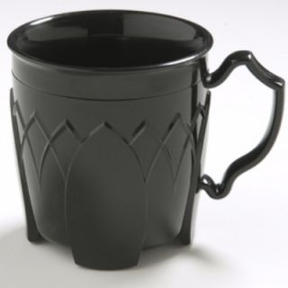 Dinex Insulated 8 oz Mug w/ Sculpture Design, Onyx