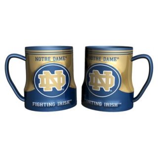 Boelter Brands NCAA 2 Pack Notre Dame Fighting Irish Game Time Coffee Mug  