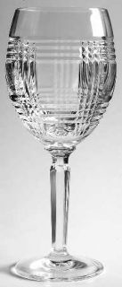 Ralph Lauren Glen Plaid Wine Glass   Cut Plaid, Rounded Bowl