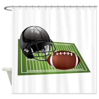  Football Shower Curtain  Use code FREECART at Checkout