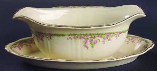 Syracuse Allendale Gravy Boat with Attached Underplate, Fine China Dinnerware  