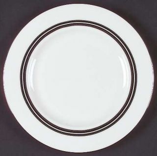 Lenox China Union Street Salad Plate, Fine China Dinnerware   Kate Spade, Black